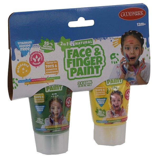 Foto van Natural face & finger paint