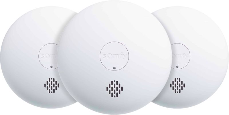 Foto van Somfy protect rookmelder (5 jaar) 3-pack