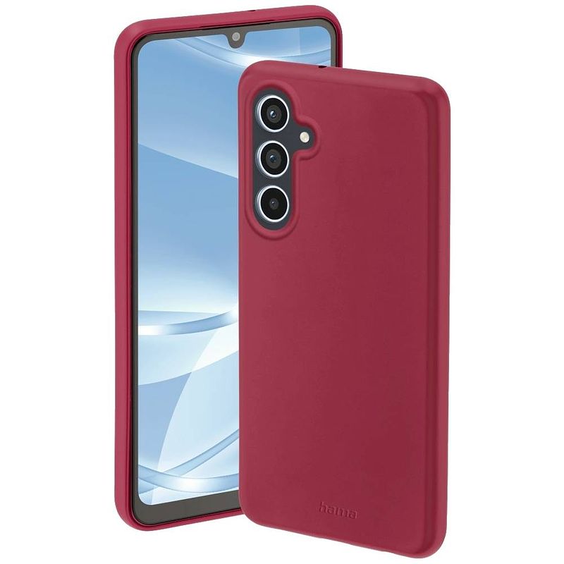 Foto van Hama finest feel cover samsung rood