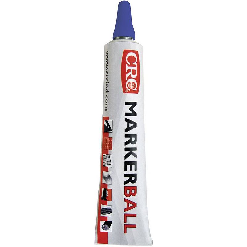 Foto van Crc 30163-aa markerball tufmarkering met kogelventiel blauw 50 ml