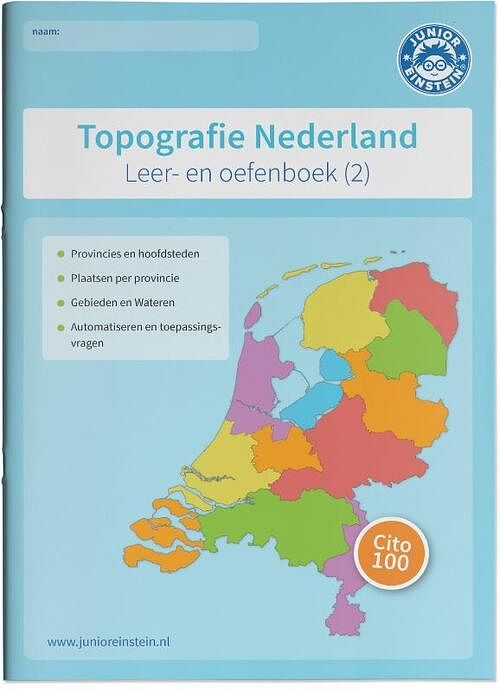 Foto van Topografie nederland - paperback (9789493128385)