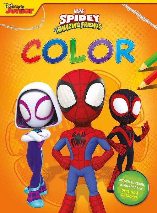 Foto van Marvel spidey and his amazing friends color kleurblok - paperback (9789044765717)
