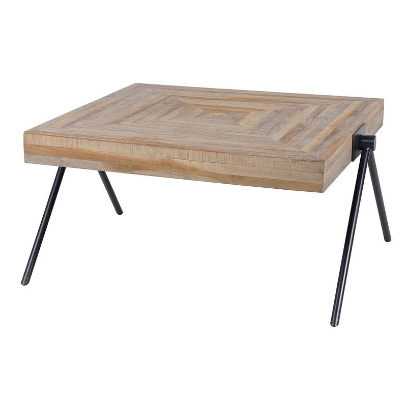 Foto van Hoyz - salontafel teca - balance - 80x80x43 - hout