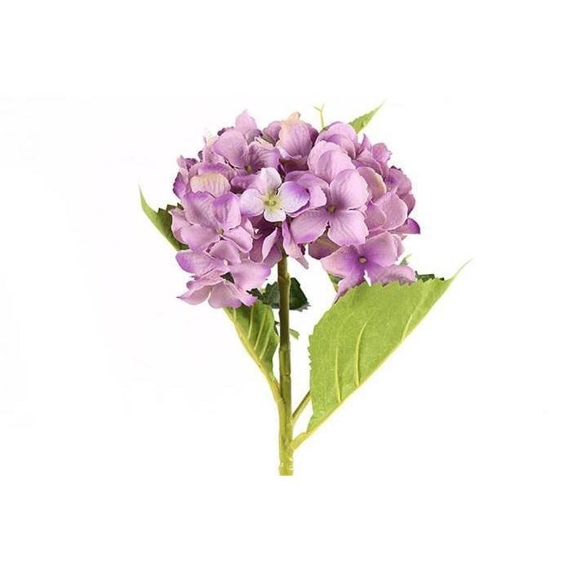 Foto van Decoratieve tak hydrangea violet - 46 cm