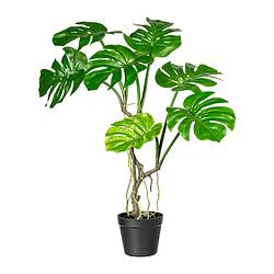 Foto van Kopu® kunstplant split philodendron 75 cm - 8 bladeren - nepplant