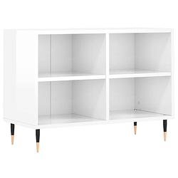 Foto van Vidaxl tv-meubel 69,5x30x50 cm bewerkt hout hoogglans wit