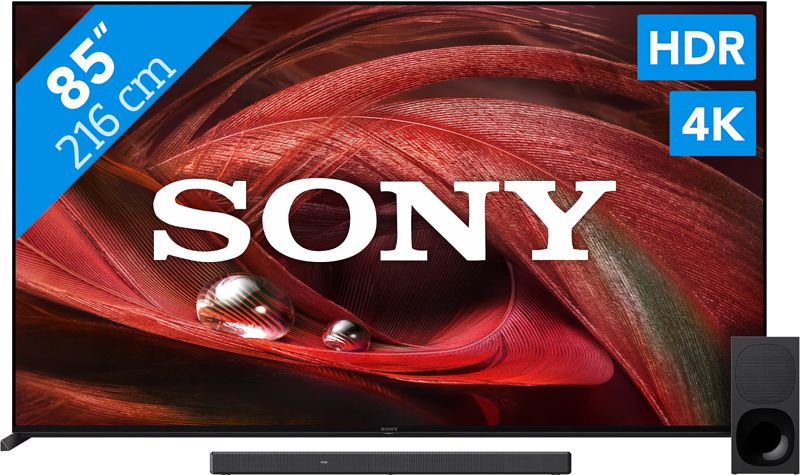 Foto van Sony bravia xr-85x95j + soundbar