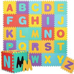 Foto van Speelmat speelmat foam puzzelmat 26 stukken letters 170 x 150 cm