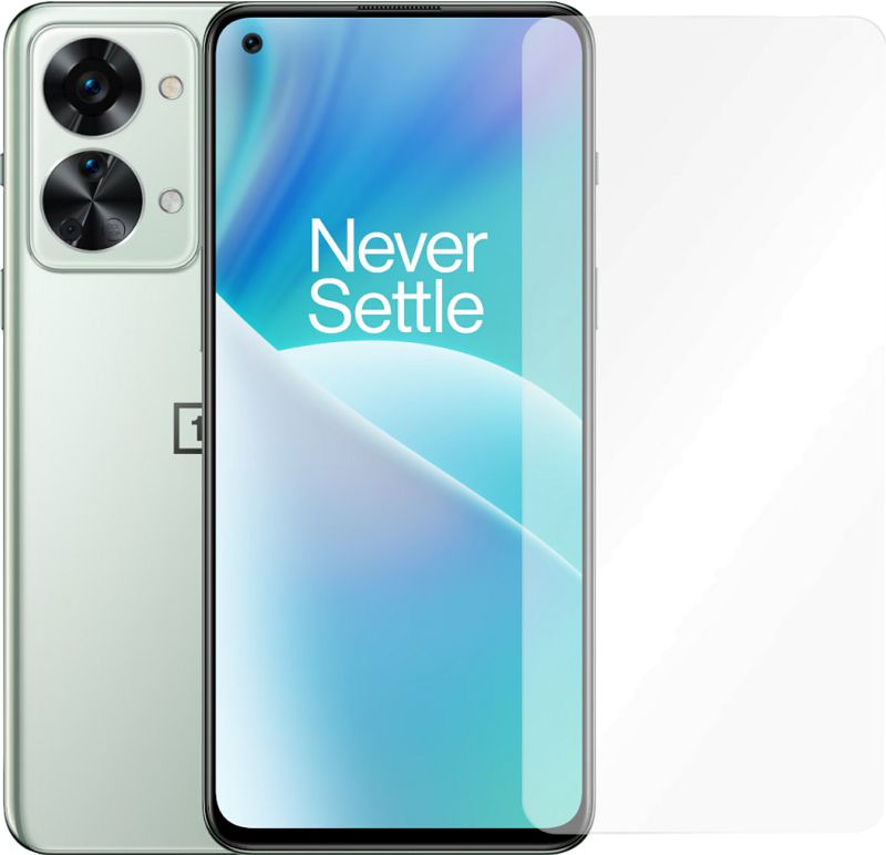 Foto van Oneplus nord 2t 128gb groen 5g + just in case back cover zwart