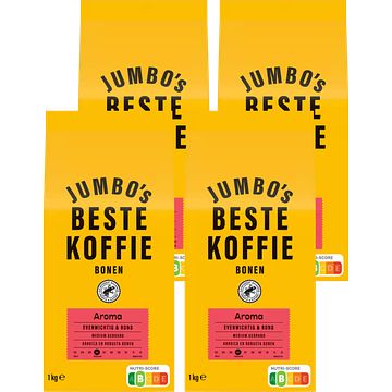 Foto van Jumbo'ss beste koffiebonen aroma 4 x 1 kg