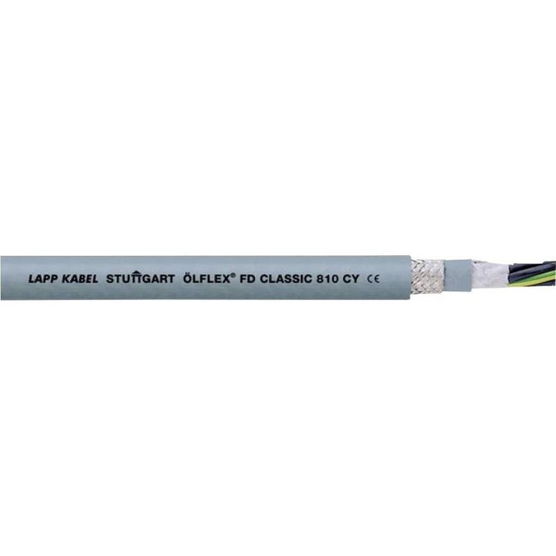 Foto van Lapp 26238-1000 geleiderkettingkabel ölflex® fd classic 810 cy 18 g 1 mm² grijs 1000 m