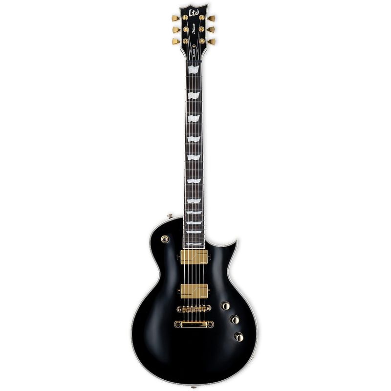 Foto van Esp ltd deluxe ec-1000 black fluence elektrische gitaar