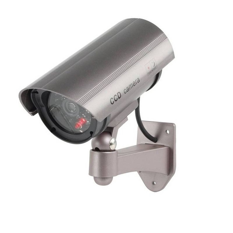 Foto van Dummy camera / beveiligingscamera met led lampje - voor binnen en buiten