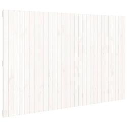 Foto van The living store wandhoofdbord - grenenhout - 185 x 3 x 110 cm - wit
