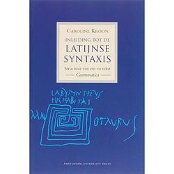 Foto van Inleiding tot de latijnse syntaxis