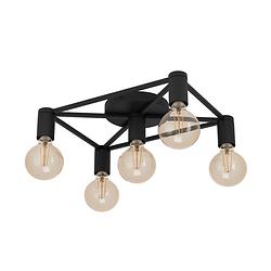 Foto van Eglo speke plafondlamp - e27 - 41,5 cm - zwart