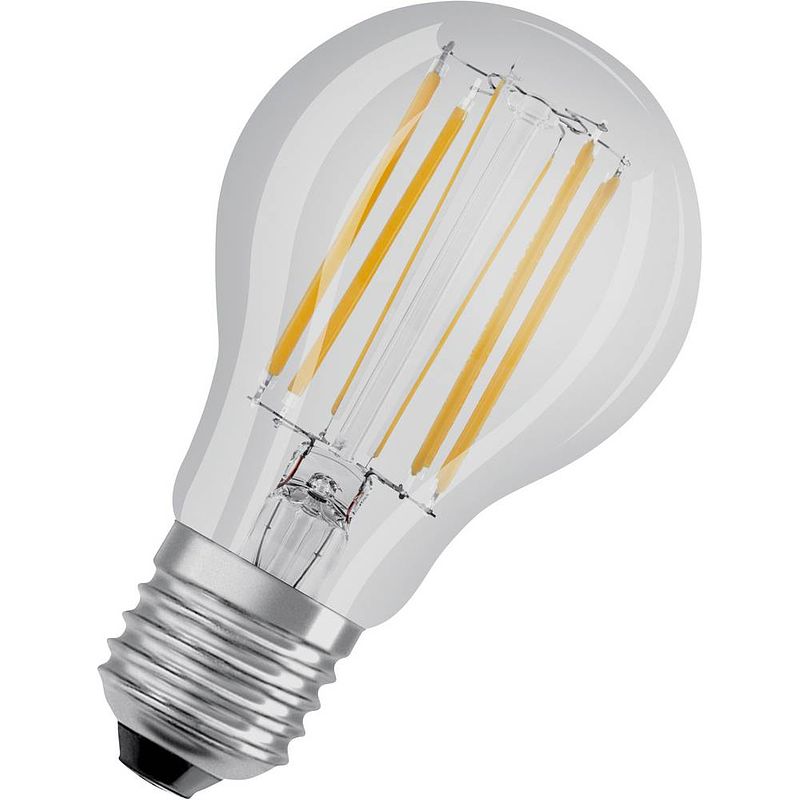 Foto van Osram 4058075112360 led-lamp energielabel d (a - g) e27 peer 7.5 w = 75 w warmwit (ø x l) 60 mm x 105 mm 1 stuk(s)