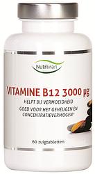 Foto van Nutrivian vit b12 3000mcg tabletten