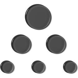 Foto van Slapklatz mini - black setje met 6 pads in verschillende maten zwart