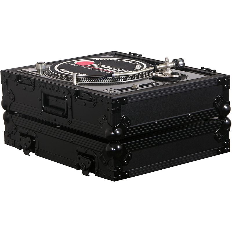 Foto van Odyssey fz1200bl flightcase voor technics 1200-stijl draaitafels zwart