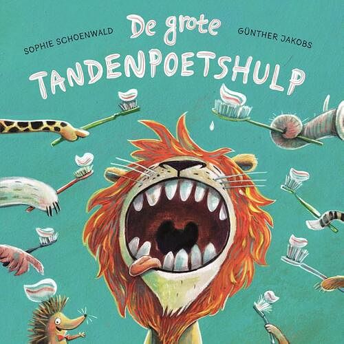 Foto van De grote tandenpoetshulp (kartonboek) - sophie schoenwald - hardcover (9789026165436)