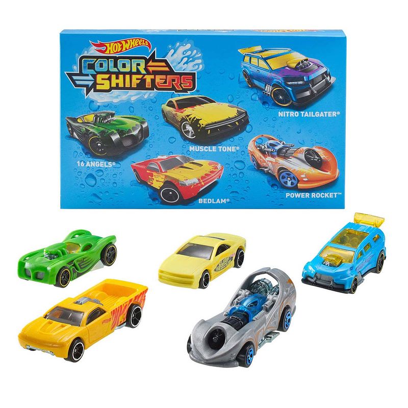 Foto van Hot wheels - color shifters 5st.