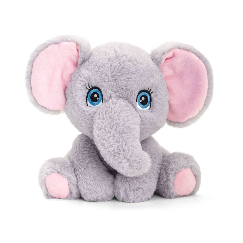 Foto van Pluche knuffel dier olifant 18 cm - knuffeldier