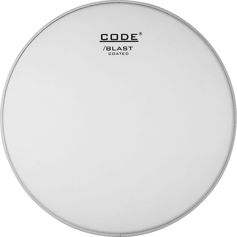 Foto van Code drum heads blastct24 blast coated bassdrumvel met dempring, 24 inch