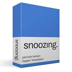 Foto van Snoozing - topper - hoeslaken - 120x220 cm - percale katoen - meermin