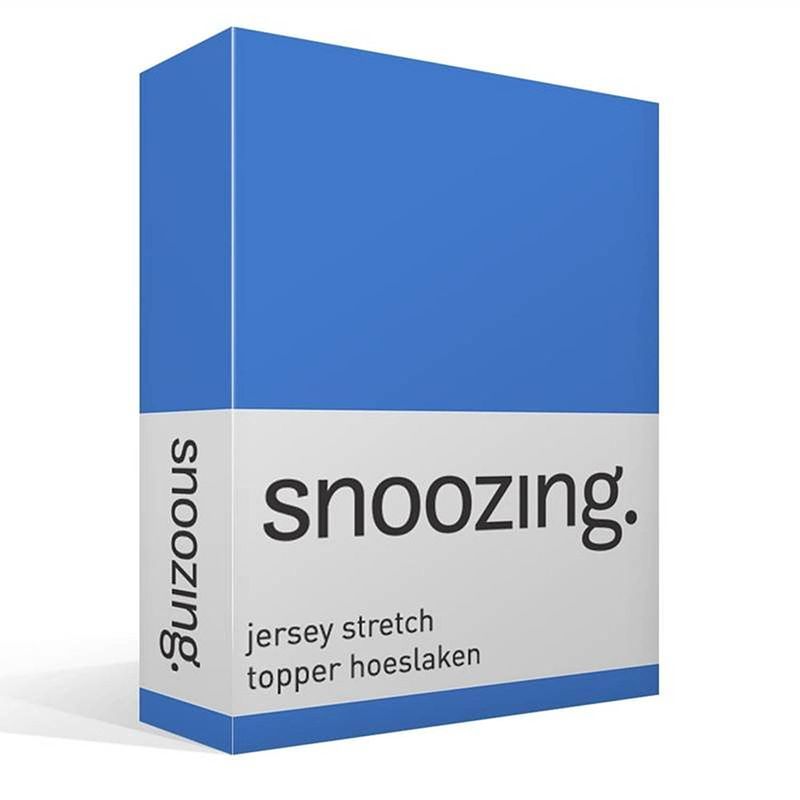 Foto van Snoozing stretch - topper - hoeslaken - 90/100x200/220/210 - meermin