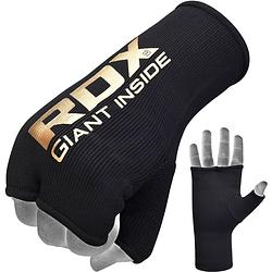 Foto van Rdx sports hosiery inner - binnenhandschoenen - zwart/goud - maat: s - leer