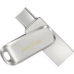 Foto van Sandisk ultra® dual luxe type-c™ usb-stick smartphone/tablet zilver 256 gb usb-c usb 3.1 (gen 1)