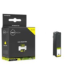 Foto van Inktmedia® -navulinkt - geschikt lexmark 14n1618e 150xl inktcartridge geel hoge capaciteit - navul inkt - refill inkt