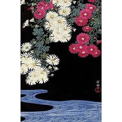 Foto van Pyramid ohara koson chrysanthemum and running water poster 61x91,5cm