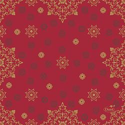 Foto van Duni servetten x-mas deco 3-laags 24 x 24 cm rood 20 stuks