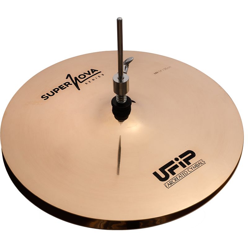 Foto van Ufip sn-14hh supernova series 14 inch hi hat bekken