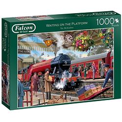 Foto van Falcon legpuzzel waiting on the platform 1000 stukjes