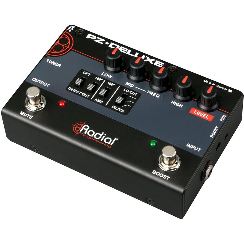 Foto van Radial pz-deluxe voorversterker voor akoestische instrumenten