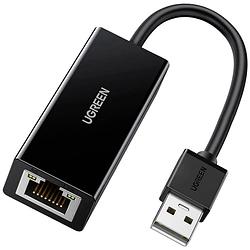 Foto van Ugreen usb 2.0 adapter [1x usb 2.0 - 1x rj45-bus] usb 2.0 ethernet adapter