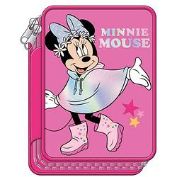 Foto van Disney etui minnie mouse 15 x 18 cm polyester roze 26-delig