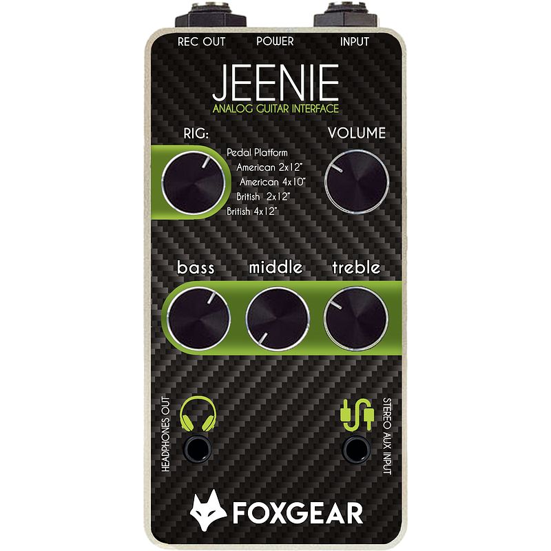 Foto van Foxgear jeenie analog guitar interface