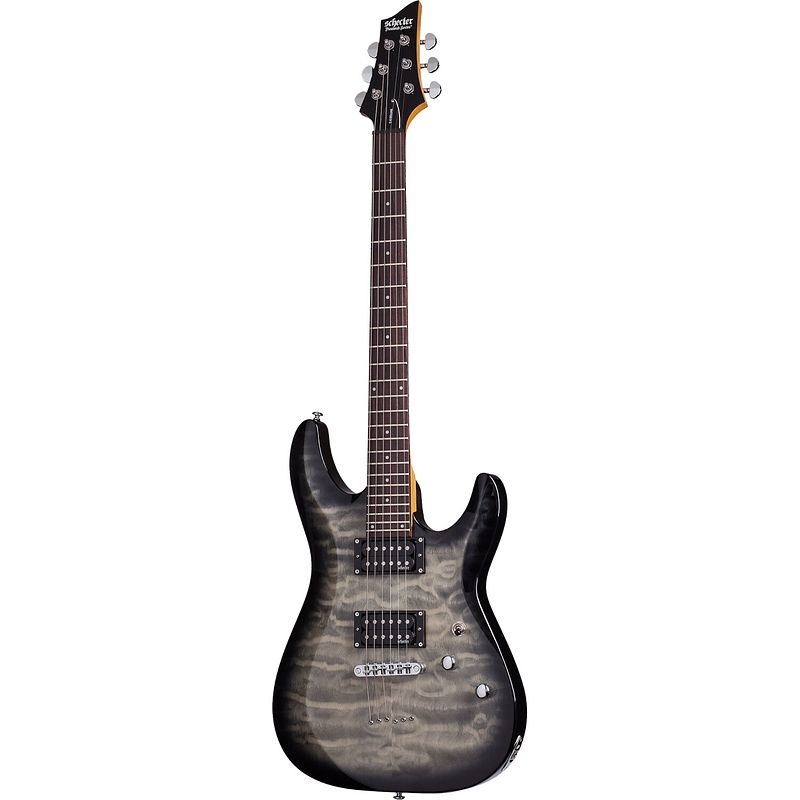 Foto van Schecter c-6 plus charcoal burst elektrische gitaar