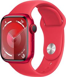 Foto van Apple watch series 9 41mm (product)red aluminium sportband s/m