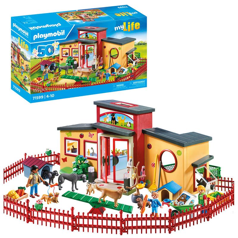 Foto van Playmobil my life dierenpension 71599