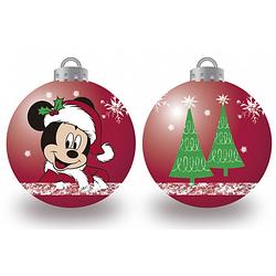 Foto van Arditex kerstballen mickey mouse 6 cm rood 10 stuks