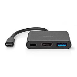 Foto van Nedis usb multi-port adapter - ccgb64770bk01