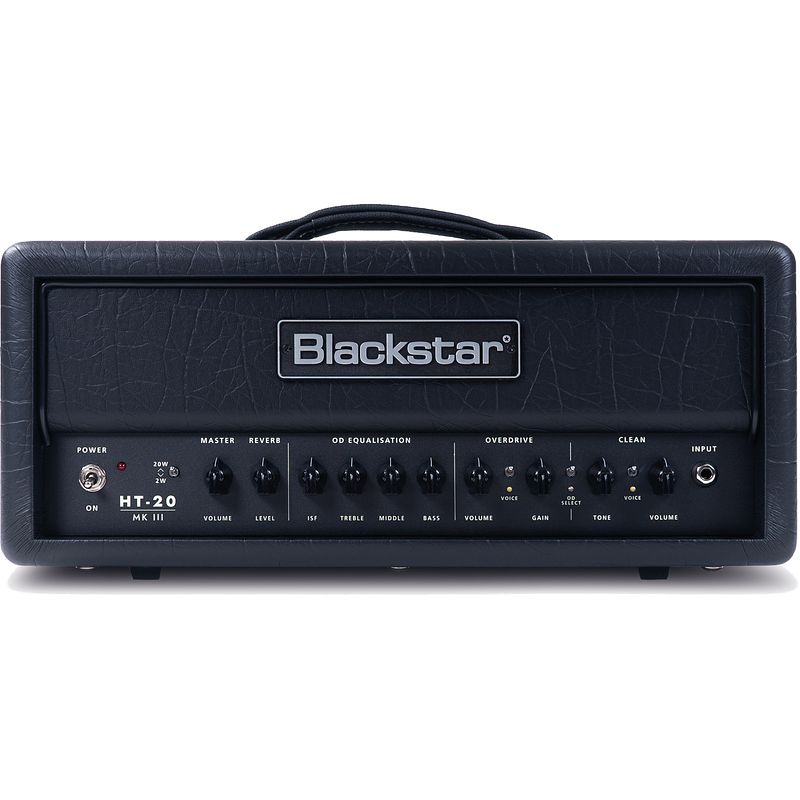 Foto van Blackstar ht-20rh mkiii 20 watt gitaarversterker top