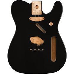 Foto van Fender classic series 60'ss telecaster ss alder body black losse elzenhouten solid body voor elektrische gitaar