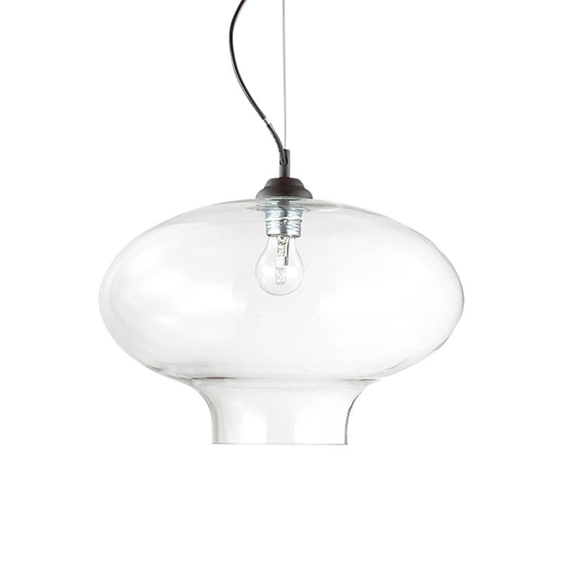 Foto van Ideal lux - bistro's - hanglamp - metaal - e27 - transparant