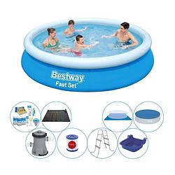 Foto van Bestway fast set rond 366x76 cm - zwembad deal